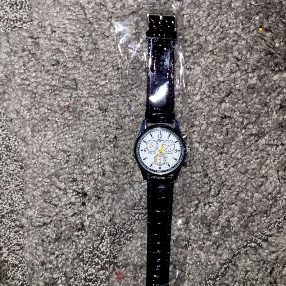 Men's Brilliant Black classic Style Dqjud watch
